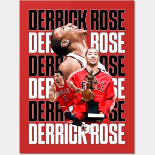 Derrick Rose Vector Art Posters and Art